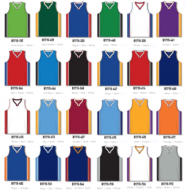 AK Pro Basketball Jersey B1710