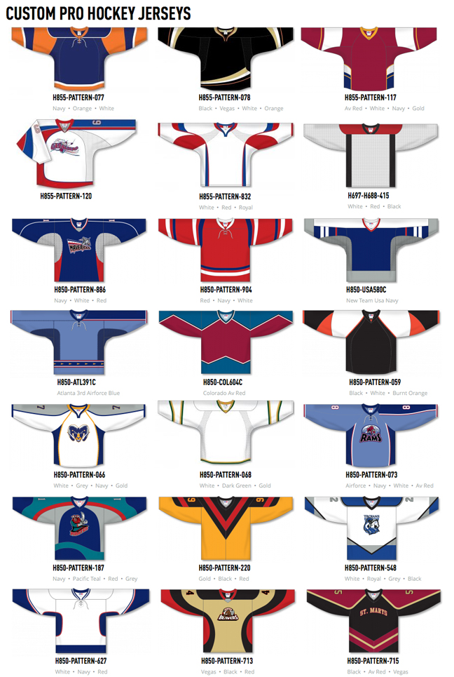 ak hockey jerseys