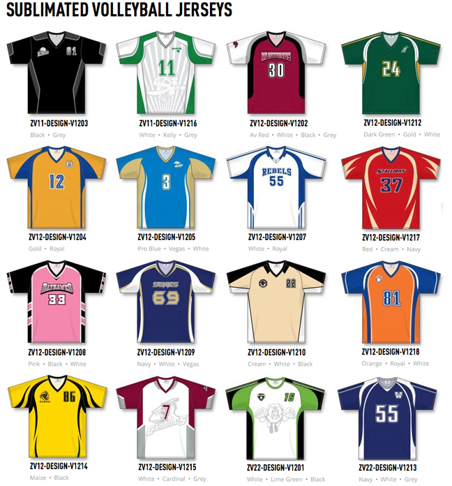 Volleyball Jerseys by Athletic Knit, Jerseys Unlimited offers blank