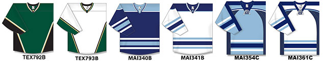 Hockey Jerseys by Athletic Knit - offers blank NHL hockey jerseys and  matching socks for teams, organizations, schools, and camps with same day  shipping for those last minute team orders.