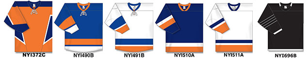 Athletic Knit (AK) H550BY-NYI490B Youth 2010 New York Islanders Royal Blue Hockey Jersey Small