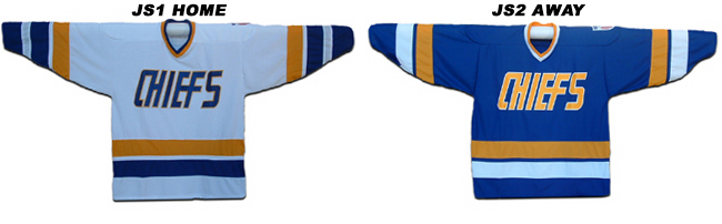 Slap Shot Charlestown Chiefs hockey jerseys Syracuse Bulldogs